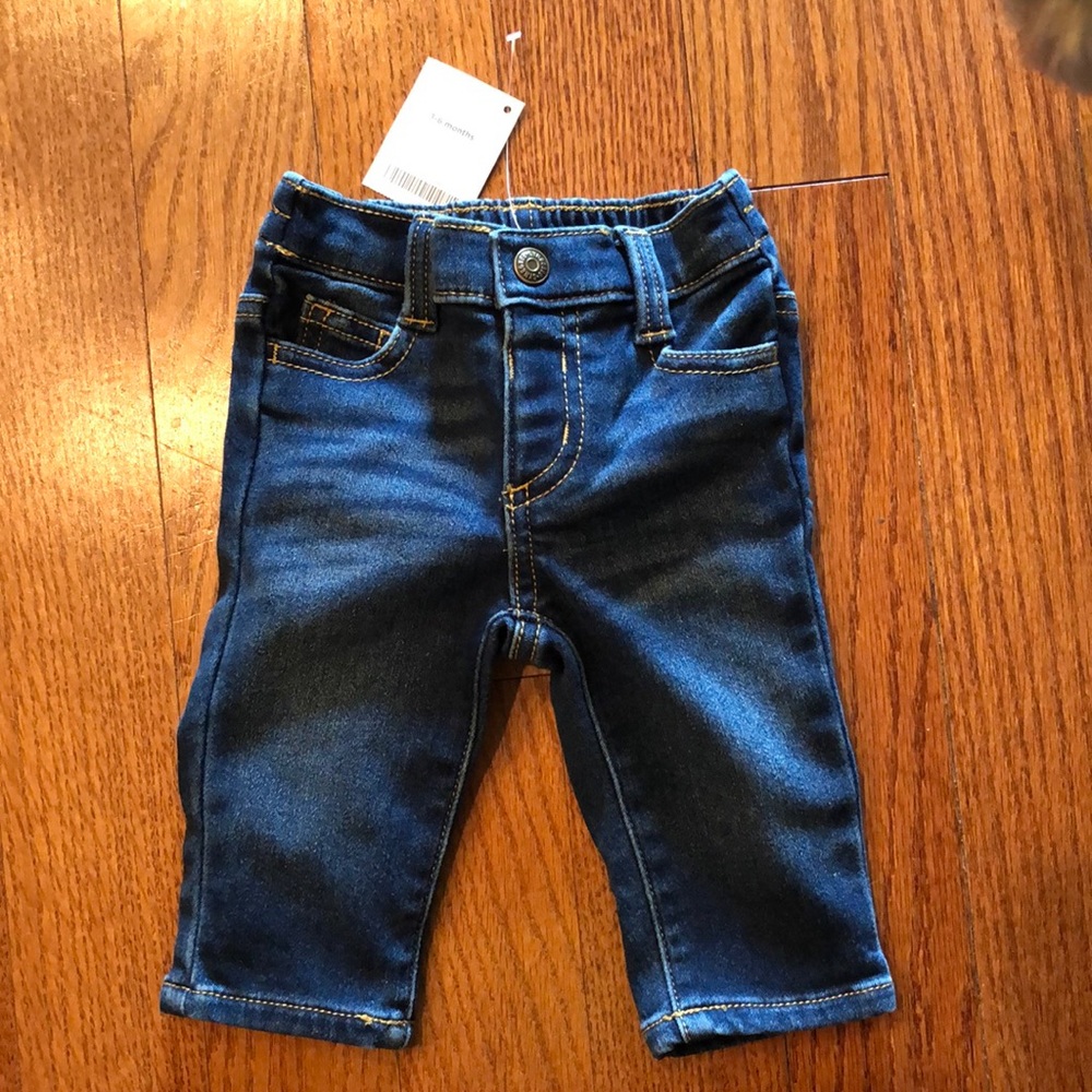 Gymboree size 3-6 months blue jeans NWT